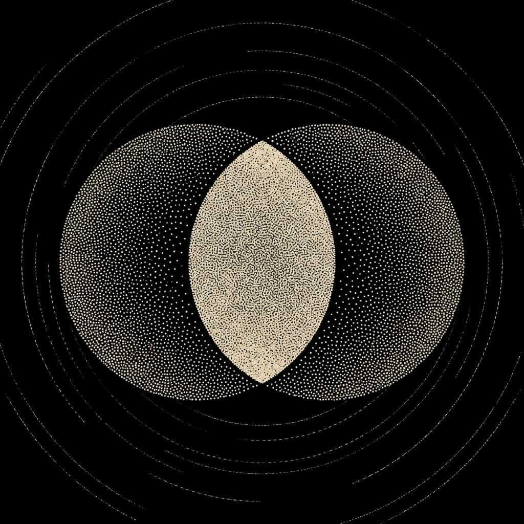 Stippled abstract illustration